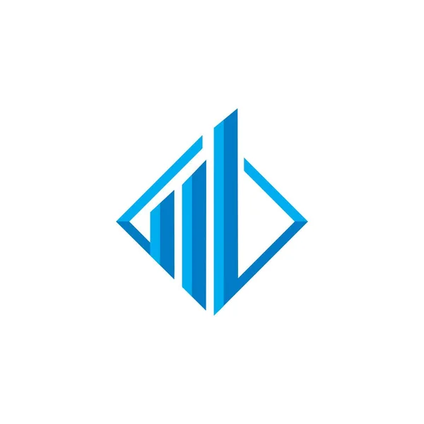 Financial Accounting Logo Financial Abstract Logo — стоковый вектор