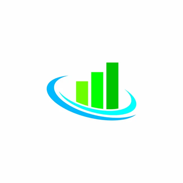 Logo Croissance Finance Logo Vecteur — Image vectorielle
