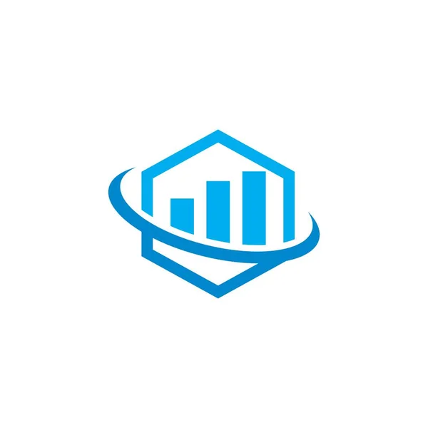 Logo Finance Vecteur Logo Marketing — Image vectorielle