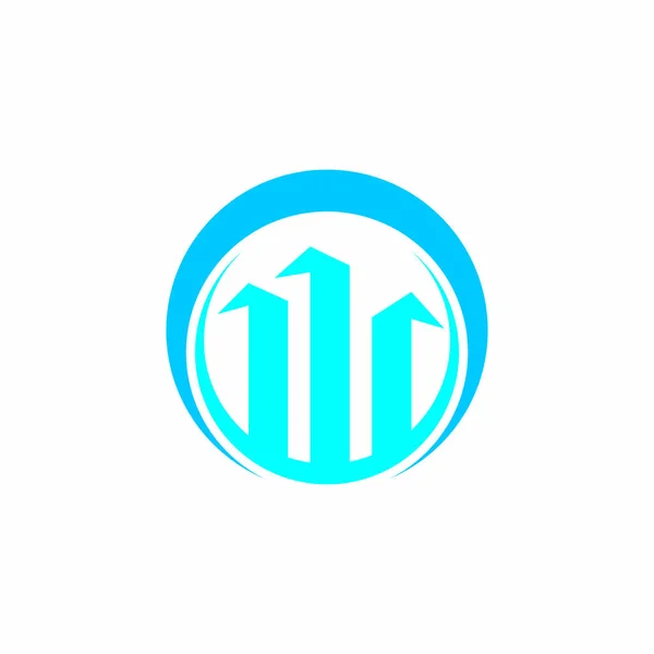 Аннотация Economy Vector Finance Logo — стоковый вектор