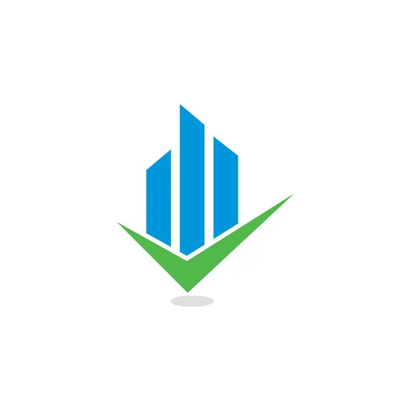 Vetor Crescimento Abstrato Logotipo Das Finanças — Vetor de Stock