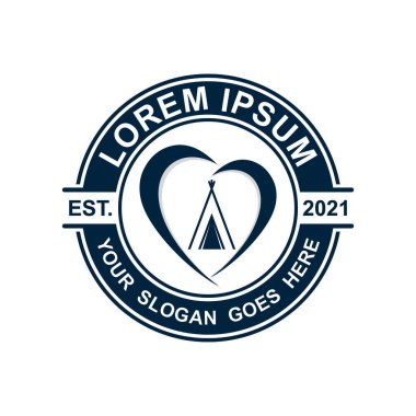 Kamp Logosu, Macera Logosu Vektörü