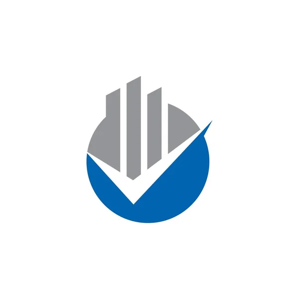 Gráfico Vector Finanzas Logo Vector — Vector de stock