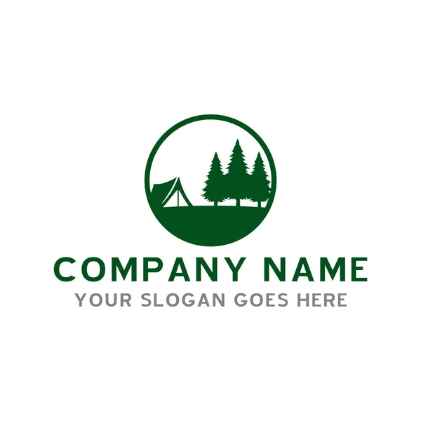 Camping Logo Eventyr Logo Vector – Stock-vektor