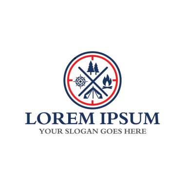 Kamp Logosu, Macera Logosu Vektörü