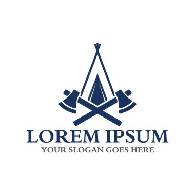 Kamp Logosu, Macera Logosu Vektörü