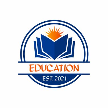 Eğitim logosu, üniversite logo vektörü