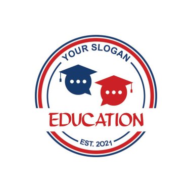 Eğitim logosu, üniversite logo vektörü