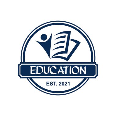 Eğitim logosu, üniversite logo vektörü