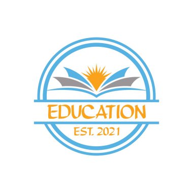 Eğitim logosu, üniversite logo vektörü