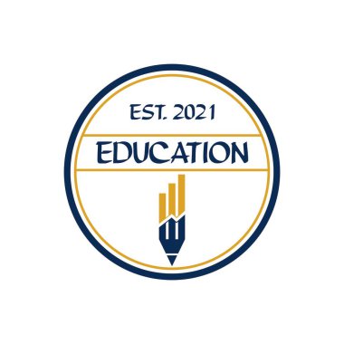 Eğitim logosu, üniversite logo vektörü