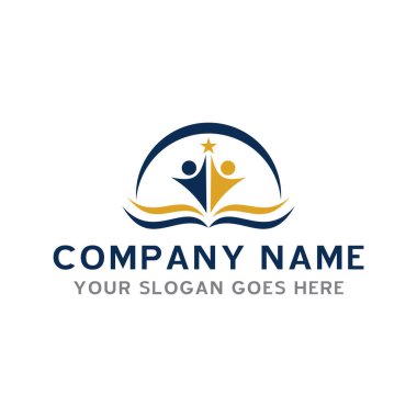 Eğitim logosu, üniversite logo vektörü