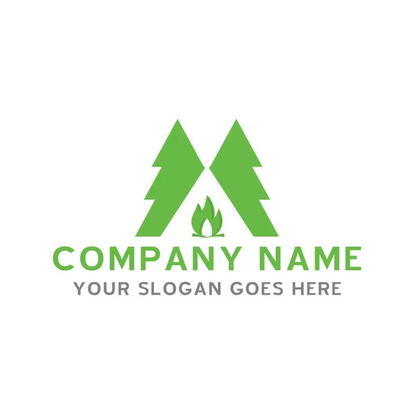 Camping Logo Adventure Logo Vector — Vetor de Stock