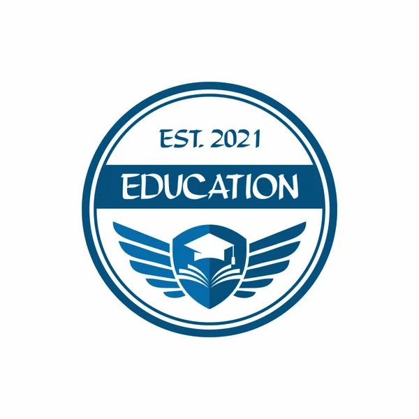 Logo Educación Vector Logo Universidad — Archivo Imágenes Vectoriales