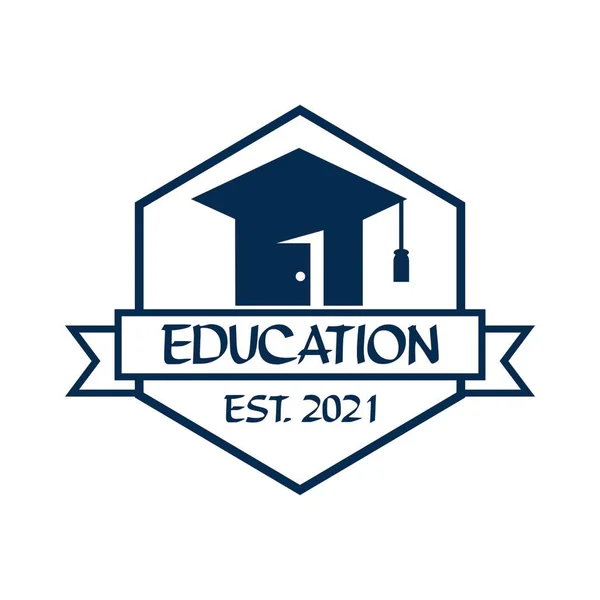 Логотип Образовательной Двери Логотип Университета — стоковый вектор