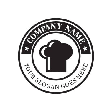 Şef Vektör, Yiyecek Logosu Vektörü