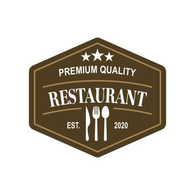 Restoran Vektörü, Gıda Logosu Vektörü