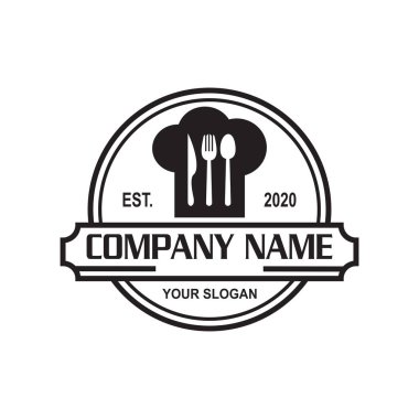 Restoran Vektörü, Gıda Logosu Vektörü