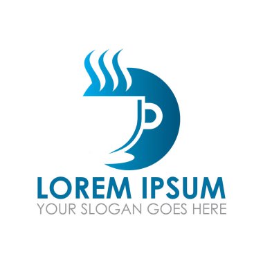 içecek vektörü, kafe logo vektörü