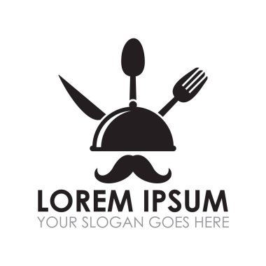 Şef Vektör, Restoran Logo Vektörü