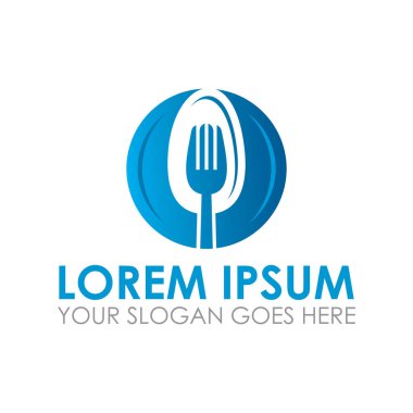 yemek vektörü, restoran logosu vektörü
