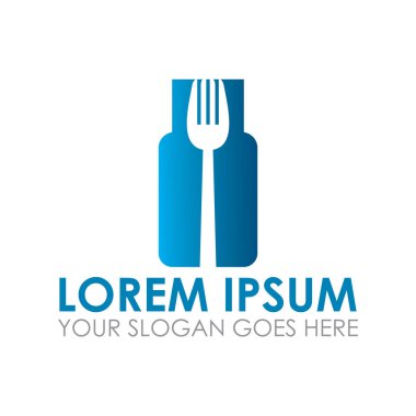 Restoran Vektörü, Gıda Logosu Vektörü