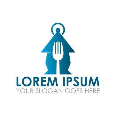 Gıda fenerleri vektörü, restoran logosu