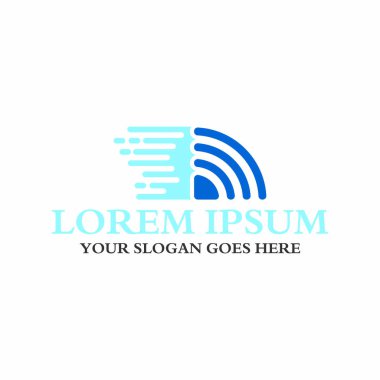 dağıtım logosu, dijital logo vektörü