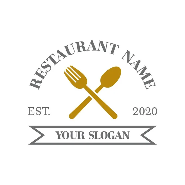 Restaurant Vector Food Logo Vector — 图库矢量图片