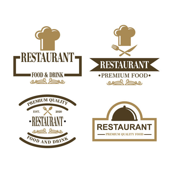A Set Of Kitchen Vector , A Set Of Restaurant Logo