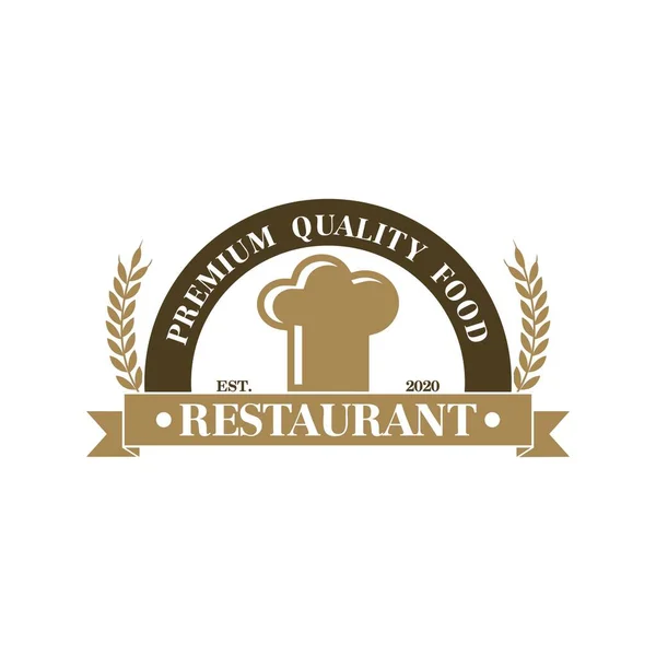 Chef Vector Restaurant Logo Vector — 图库矢量图片