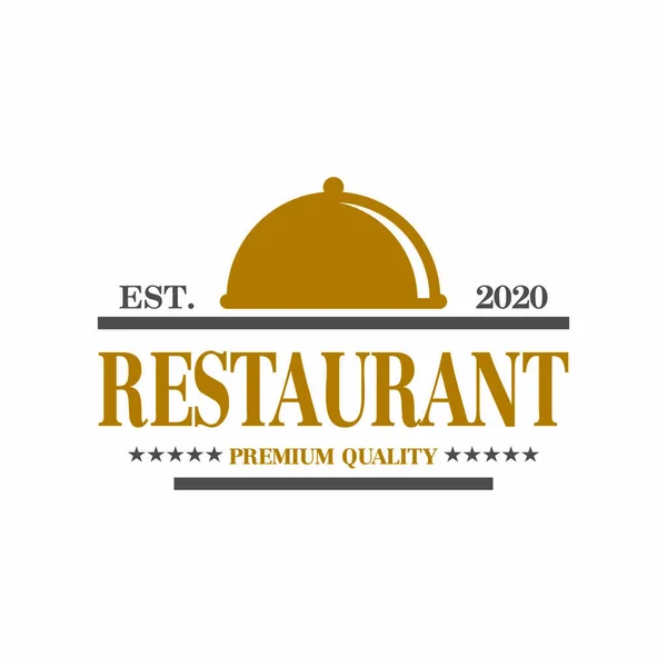 Εστιατόριο Διάνυσμα Food Logo Διάνυσμα — Διανυσματικό Αρχείο
