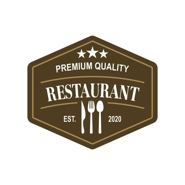 Restaurant Vector Food Logo Vector — 图库矢量图片