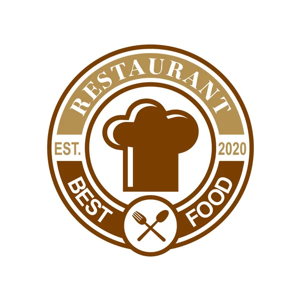 Chef Vector Restaurant Logo Vector — 图库矢量图片
