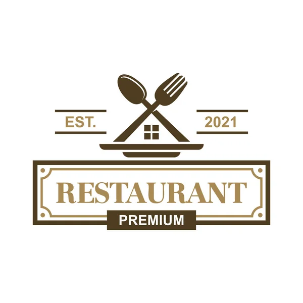 Restaurant Logo Food Logo Vector — 图库矢量图片