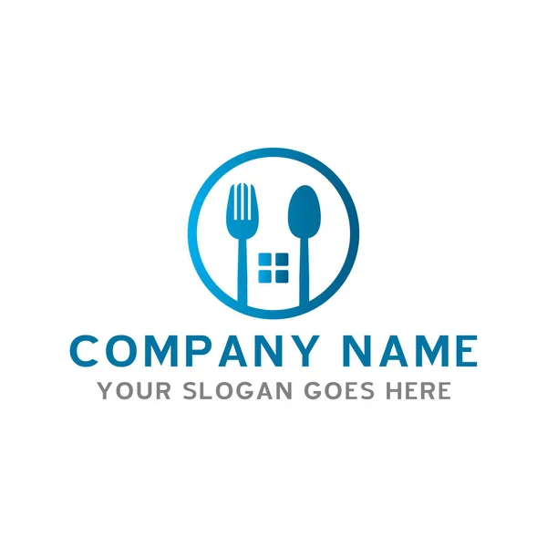 Restaurant Logo Food Logo Vector — Stock Vector
