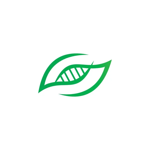 Logo Dna Nature Logo Gen Nature — Image vectorielle