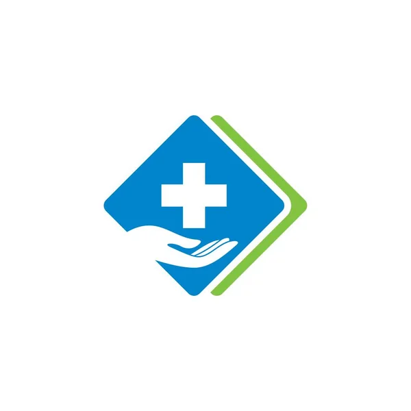 Léková Logo Zdravotnická Péče Logo — Stockový vektor