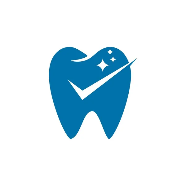 Dental Care Logo Clinic Dental Logo — Stock Vector