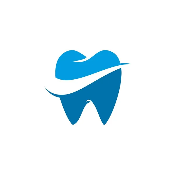 Logo Opieki Stomatologicznej Logo Kliniki Dentystycznej — Wektor stockowy