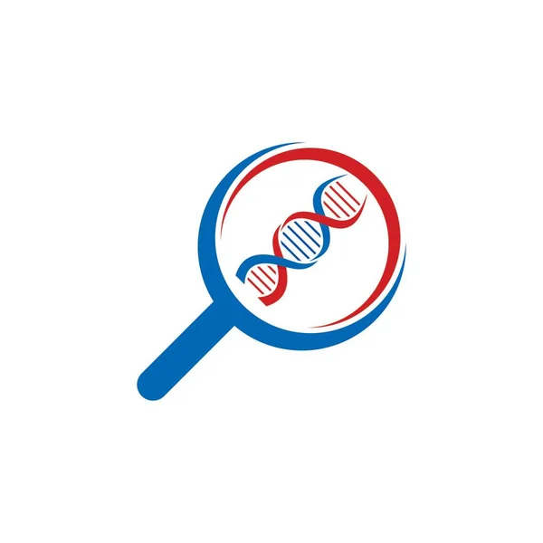 Logo Adn Care Logo Génétique — Image vectorielle