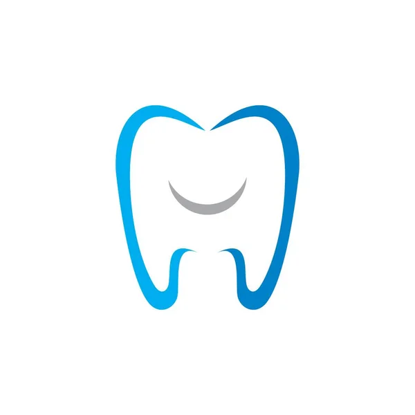 Logo Opieki Stomatologicznej Logo Kliniki Dentystycznej — Wektor stockowy