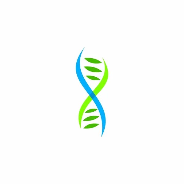 Logo Sain Dna Logo Nature Dna — Image vectorielle