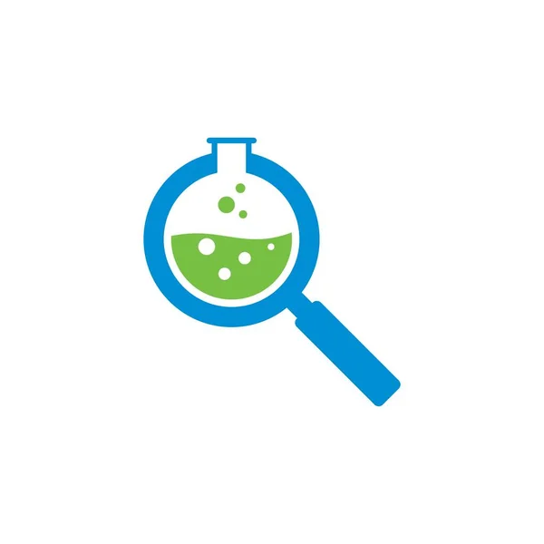 Логотип Лабораторного Поиска Логотип Лаборатории — стоковый вектор