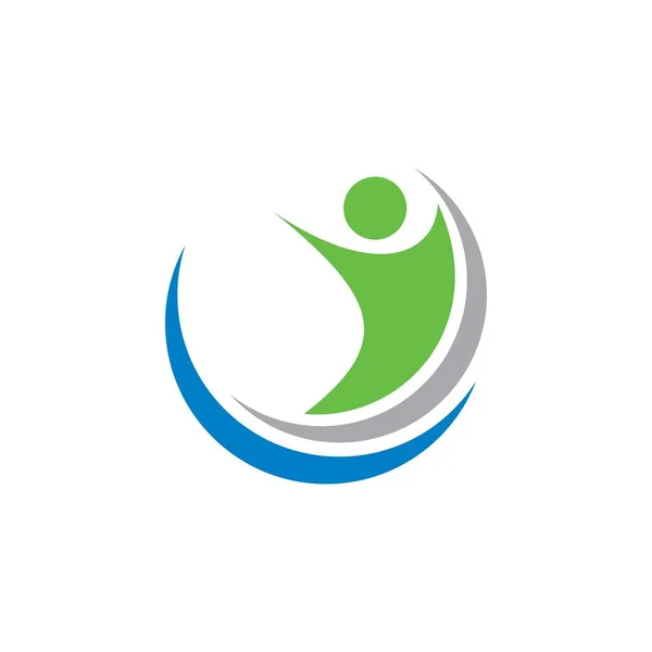 Healthy Care Logo Love Healthy Logo – stockvektor