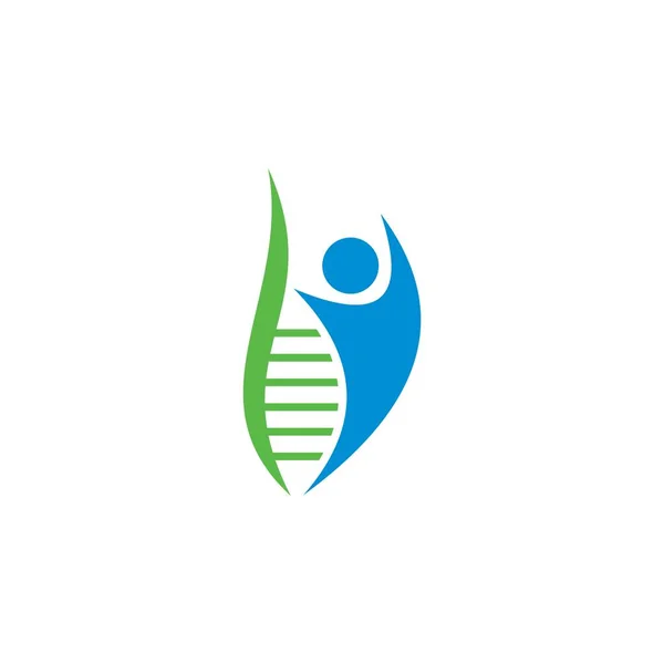 Dna Care Logo Dna Healthy Logo — Vettoriale Stock