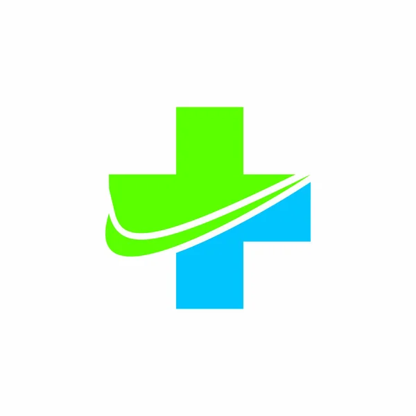 Логотип Медицинской Помощи Логотип Клиники — стоковый вектор