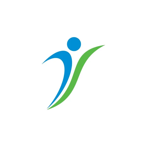Logotipo Cuidados Saúde Logotipo Bem Estar — Vetor de Stock