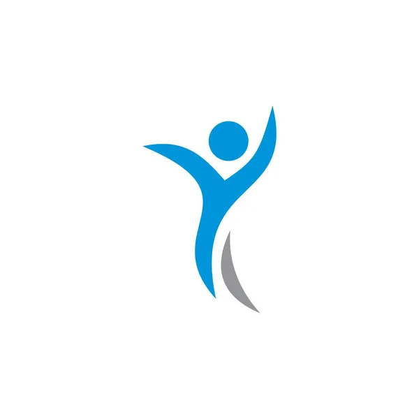 Health Care Logo Wellness Logo — Vettoriale Stock