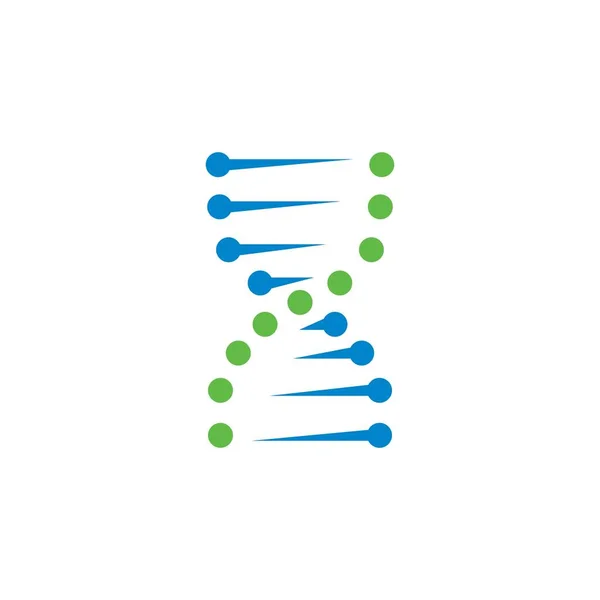 Logo Dna Vecteur Logo Génétique — Image vectorielle